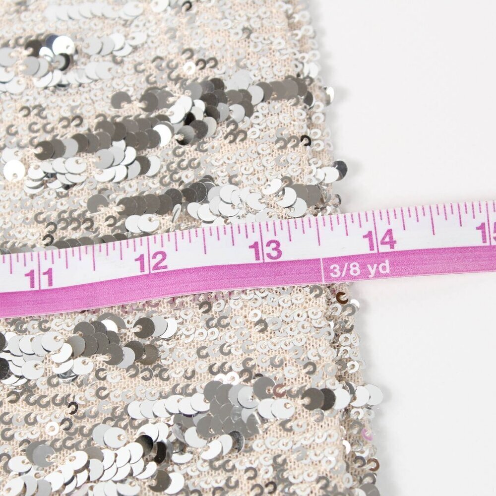 Boohoo Sequin Satin Waistband Mini Skirt - Size 10 - NWT - Picture 10 of 10